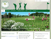 Tablet Screenshot of gc-westheim.de